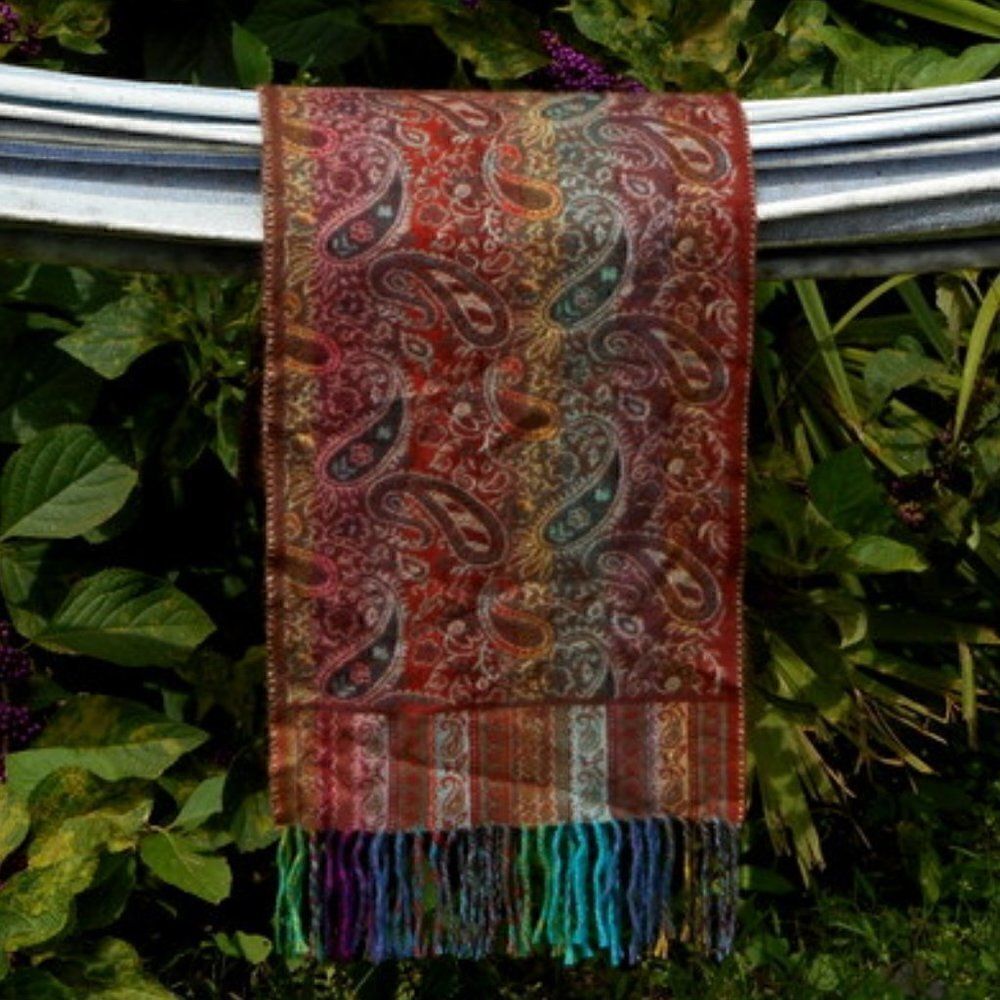Merona Multi-Colored 100% Acrylic Scarf - Picture 2 of 11